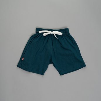 kids Petrol blue track shorts for Boys and Girls by Ten and below
