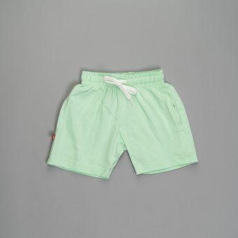 Kids Green track shorts for Boys and Girls by Ten and below